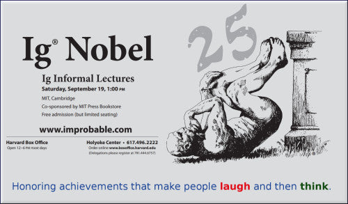 The 2015 Ig Nobel awards have been as comical as usual.Image...