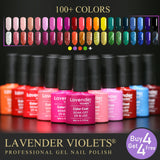 Lavender Violets UV LED Soak Off Nail Gel Polish Salon Professional 116+ Colours