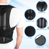 Back Posture Correction Shoulder Corrector Support Brace Belt Therapy Men Women