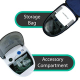 Compact & Portable Compressor Aerosol Machine - Travel Bag, Adult/Child Masks